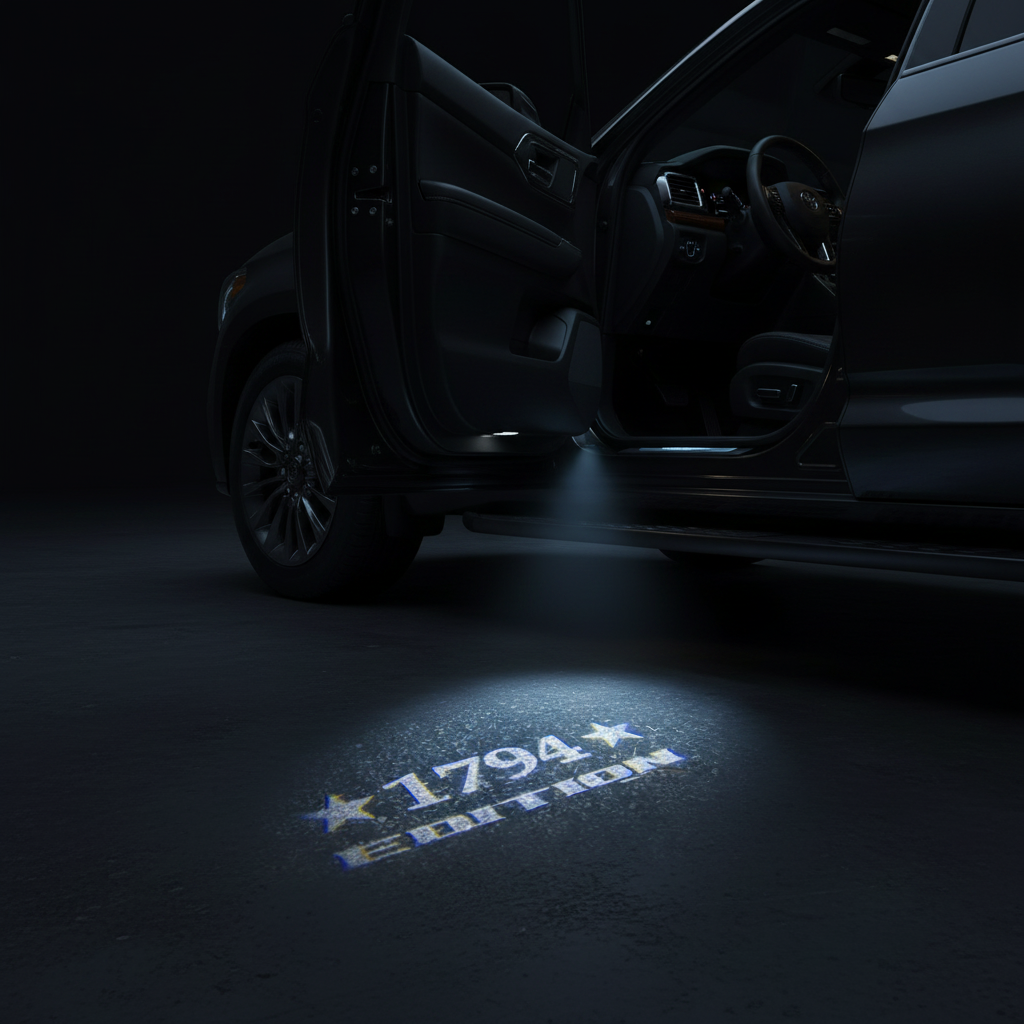 1794 Edition Puddle Light Cinematic Door Shot