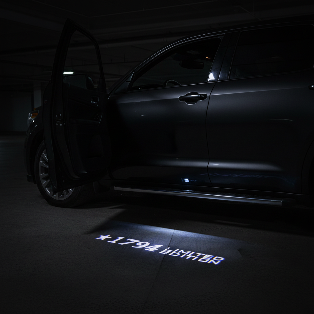 1794 Limited Edition Puddle Light — Car Door Projection