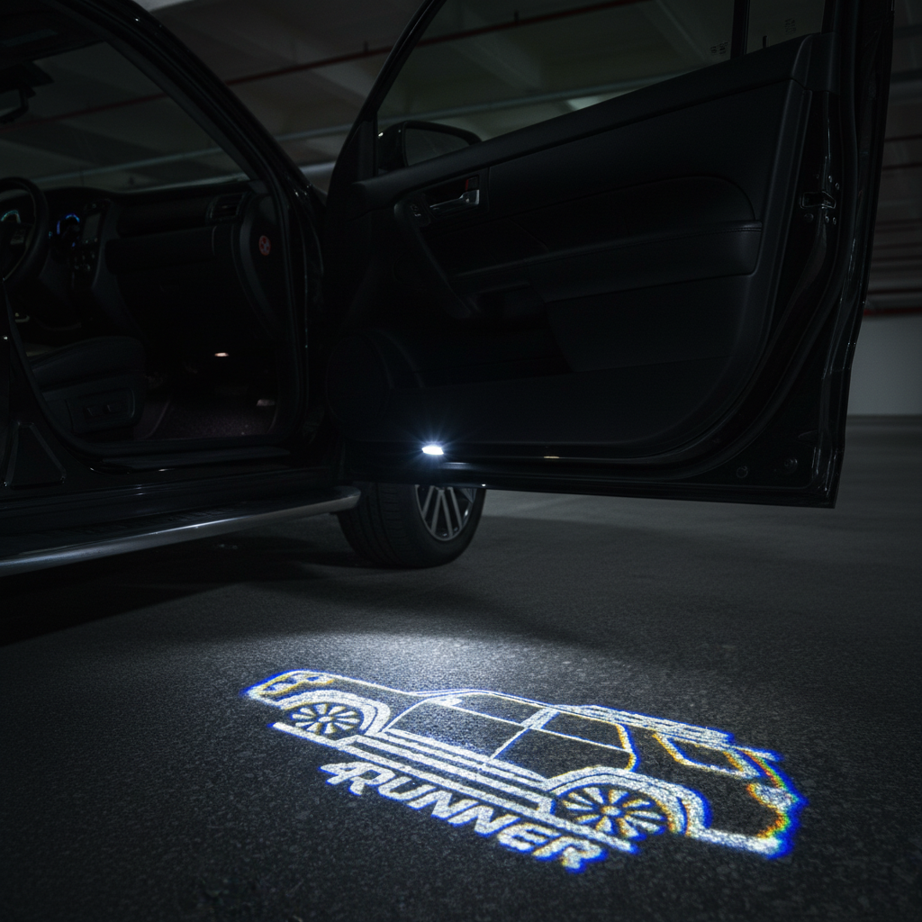 4Runner Puddle Light Cinematic Door Shot