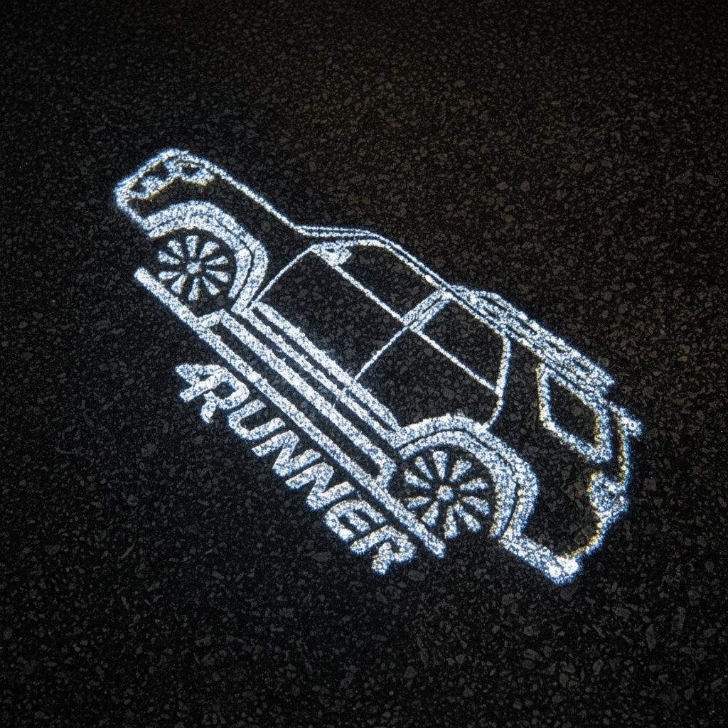 4Runner Puddle Light Top-Down Asphalt