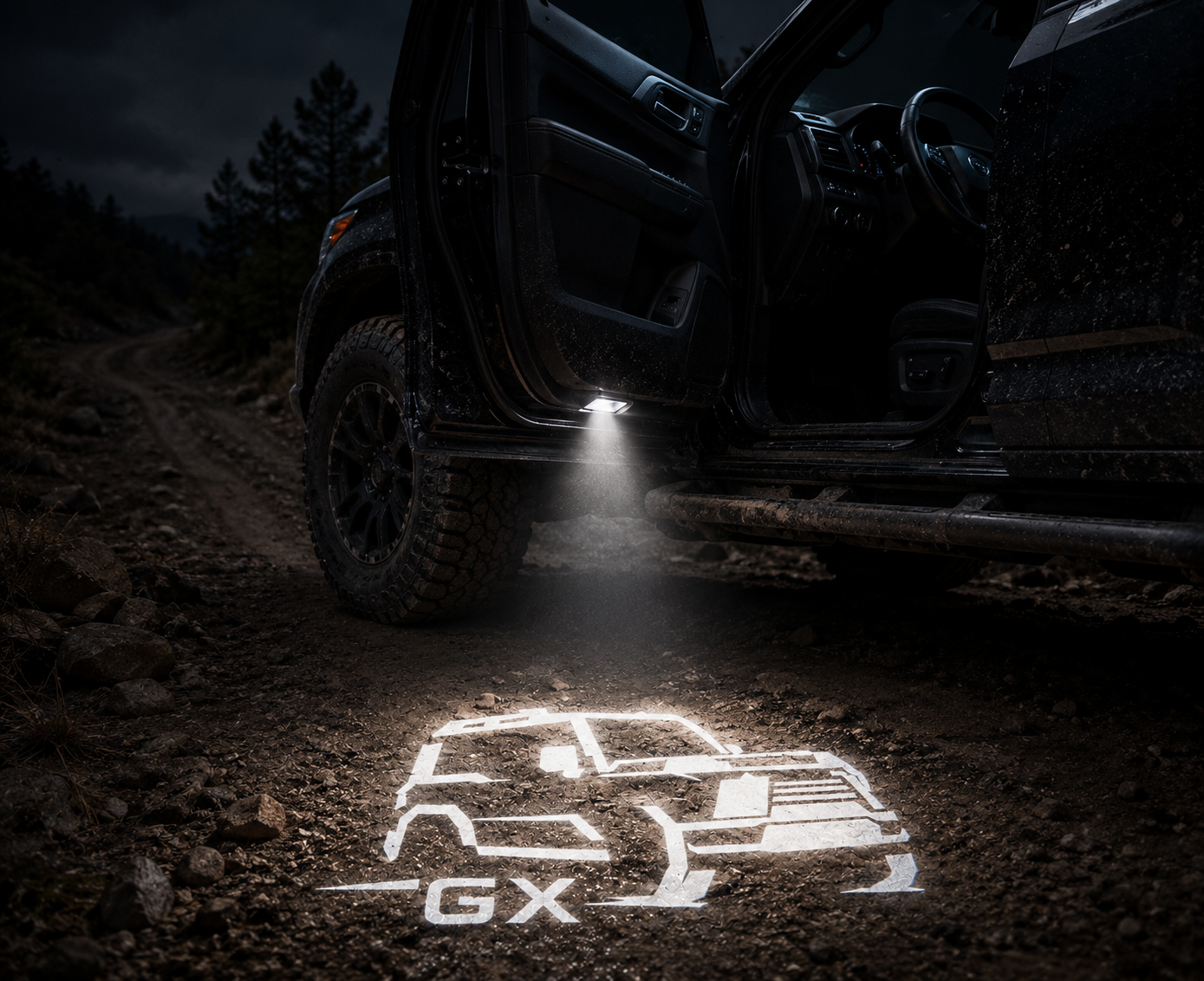 Compatible With Lexus Lexus GX500 HD Puddle Lights