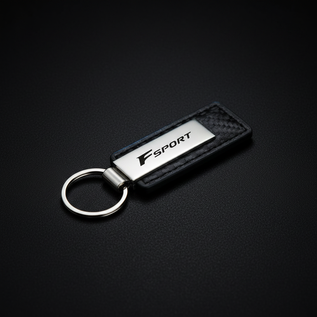 Carbon Fiber F Sport Keychain
