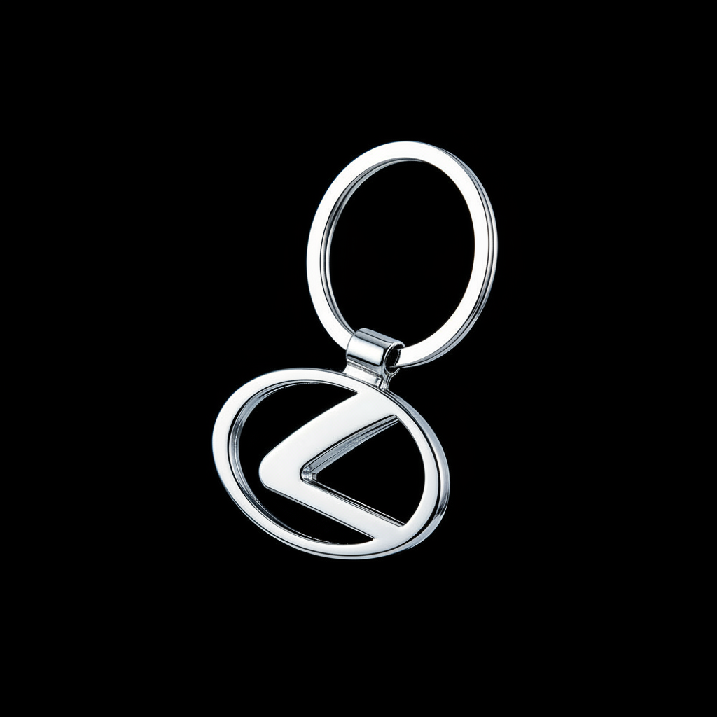 Lexus Chrome Keychain — Suspended Shot