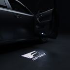 Lexus F Sport LED Puddle Light — Cinematic Car Door Projection