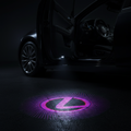 Lexus L Logo Infinity Sunburst — Cinematic Door Puddle Light Shot