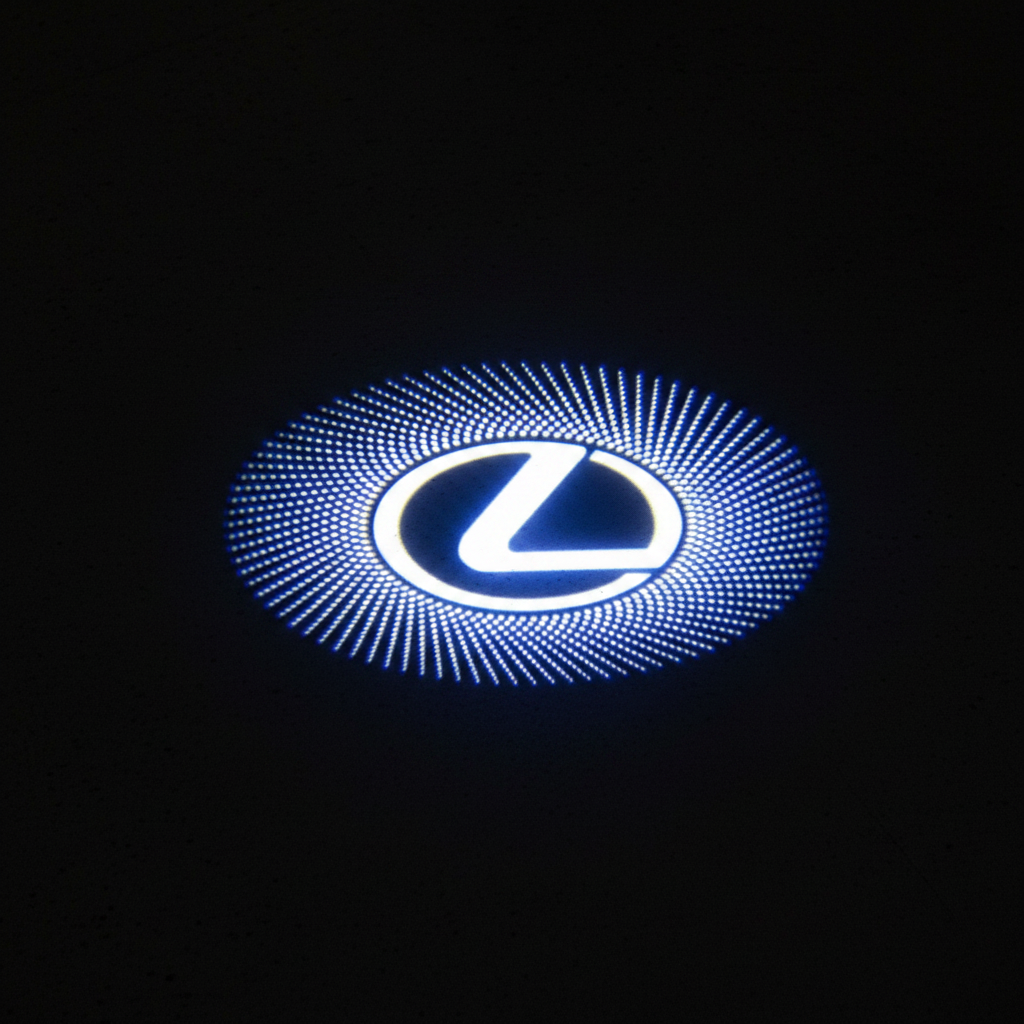 Lexus LED Puddle Light — Luxury Dark Floor Projection