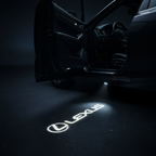 Lexus Logo LED Puddle Light Car Door Scene