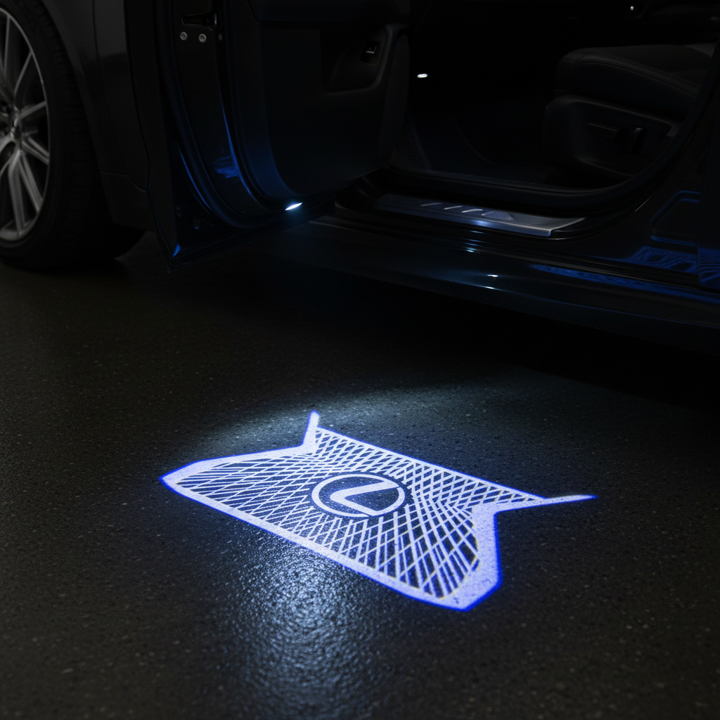 Lexus Style 3 LED Puddle Light — Cinematic Product Shot