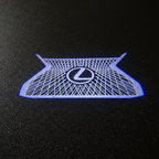 Lexus Style 3 — Top Down Puddle Light Projection on Wet Asphalt