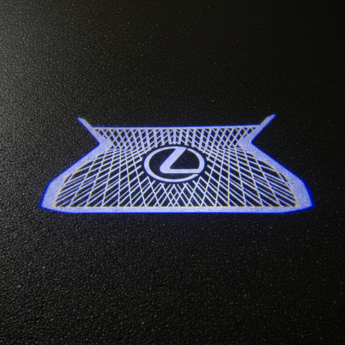 Lexus Style 3 — Top Down Puddle Light Projection on Wet Asphalt