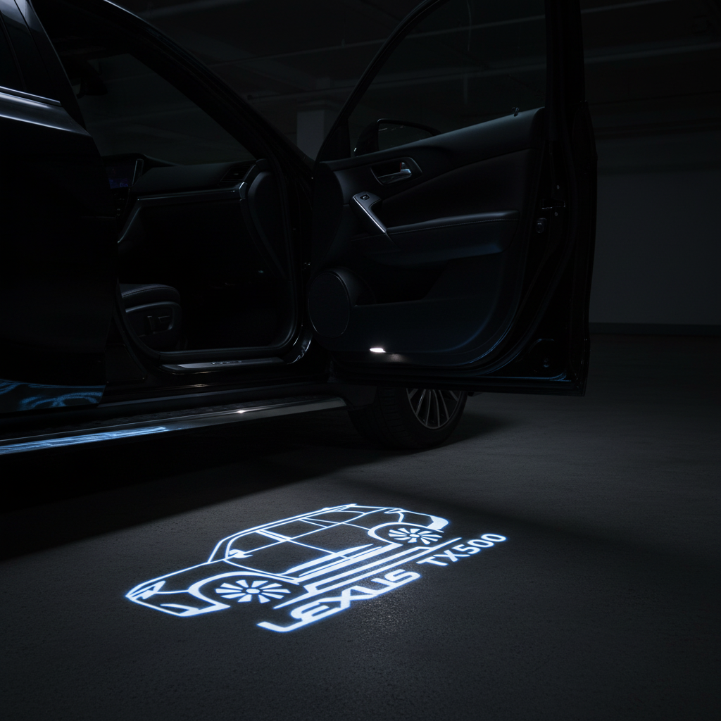 Lexus TX500 Puddle Light Projection