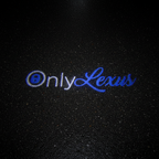 OnlyLexus LED Puddle Light — Top Down Projection on Wet Asphalt