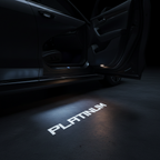 Platinum LED Puddle Light — Cinematic Car Door Projection