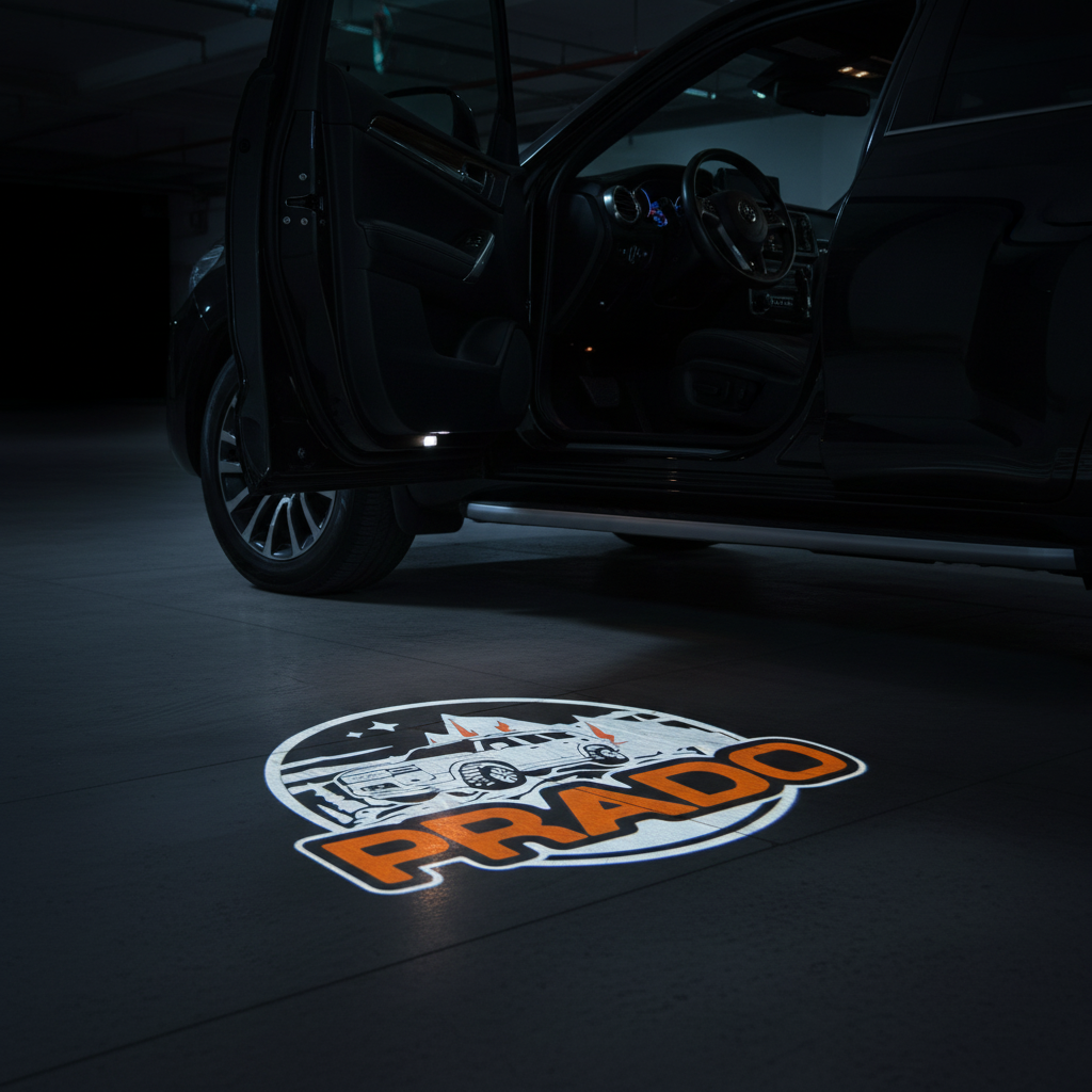 PRADO Puddle Light — Car Door Projection