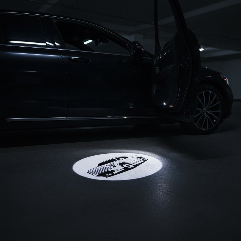 SUV Logo Puddle Light — Car Door Projection