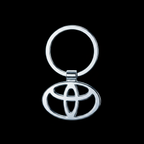 Toyota Chrome Keychain — Suspended Shot