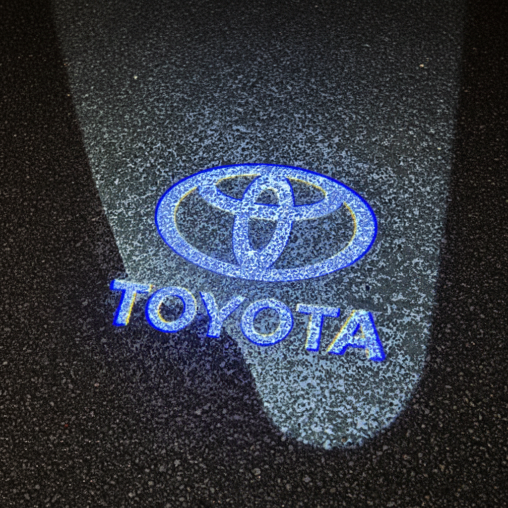 Toyota Puddle Light — Top-Down Asphalt