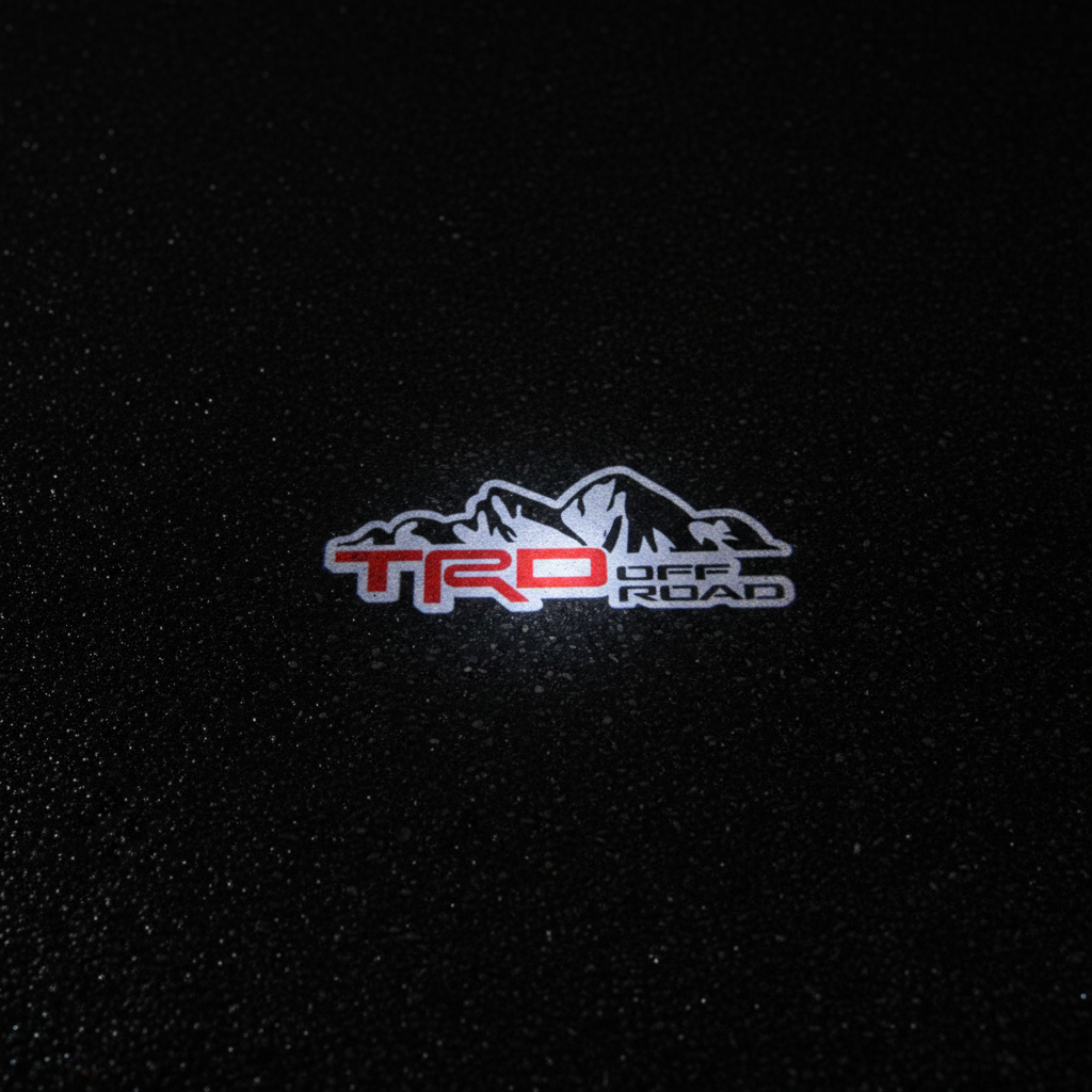 TRD Off Road Top-Down Puddle Light on Wet Asphalt