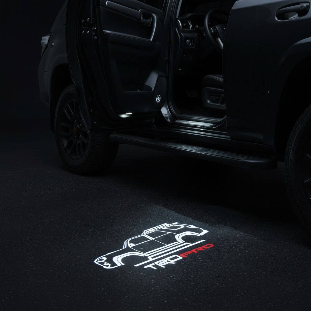 TRD Pro 4Runner LED Puddle Light — Cinematic Door Projection Shot