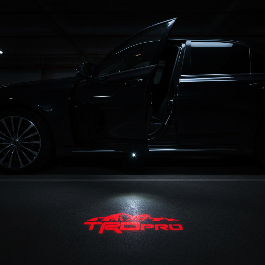 TRD PRO Puddle Light — Car Door Projection