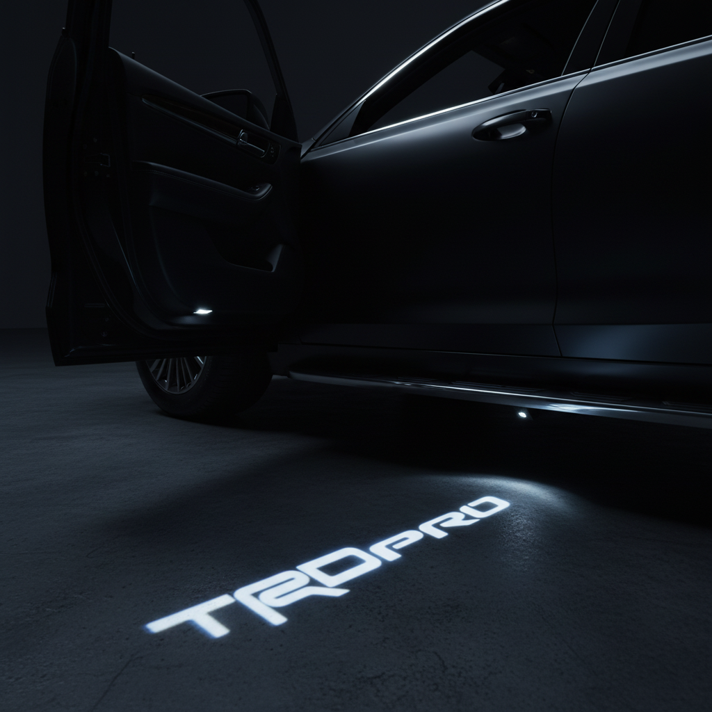 TRD PRO Puddle Light Door Shot