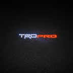 TRD PRO Puddle Light Top-Down Asphalt
