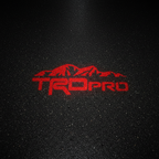 TRD PRO Top-Down Puddle Light on Wet Asphalt