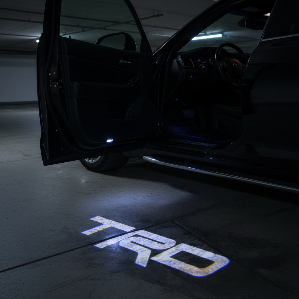 TRD Puddle Light Cinematic Door Shot