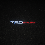 TRD Sport Puddle Light — Top-Down Asphalt