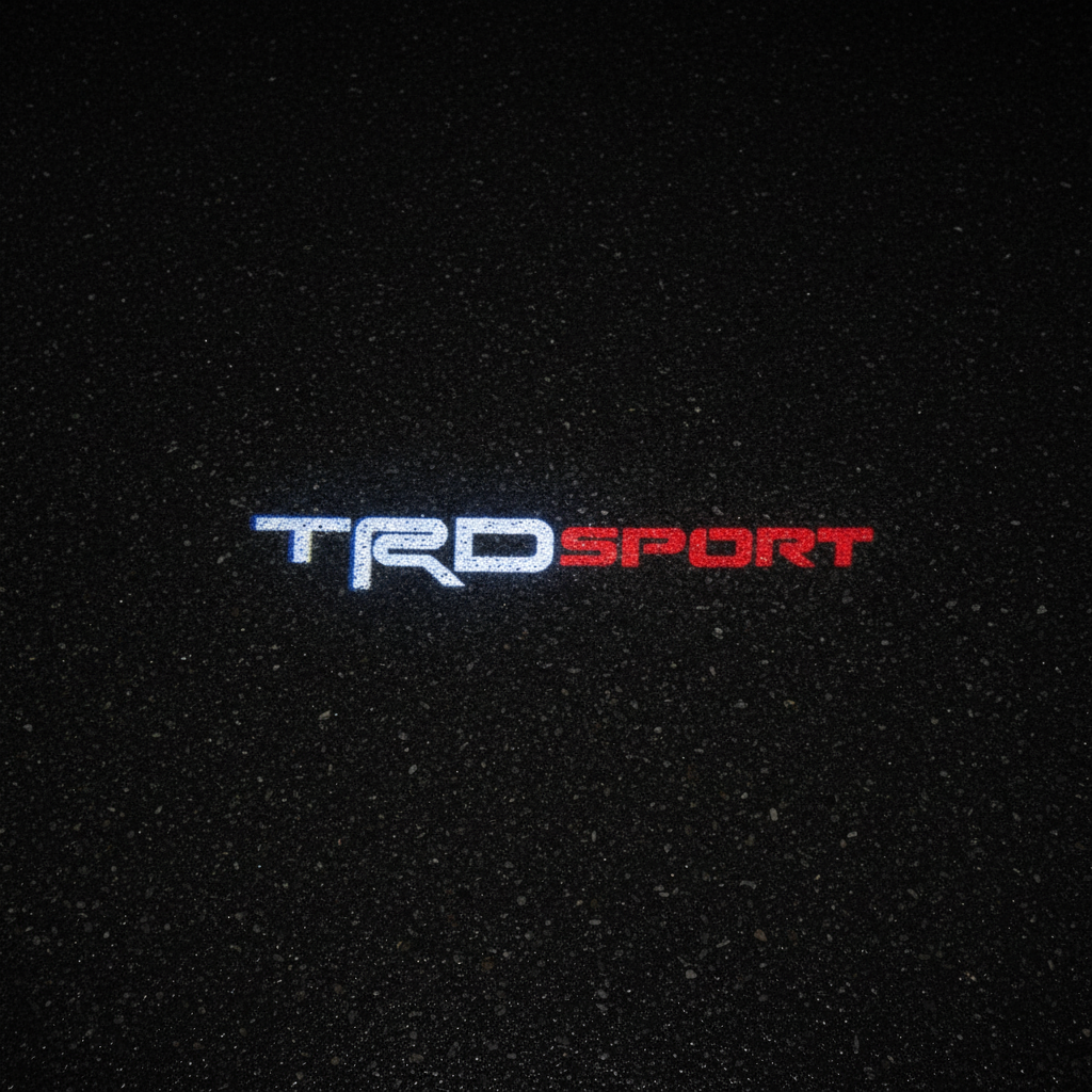 TRD Sport Puddle Light — Top-Down Asphalt