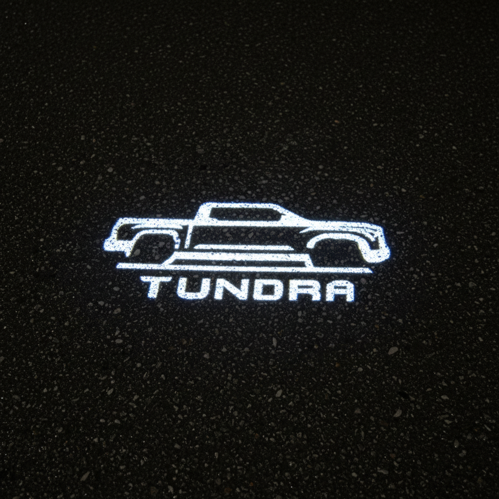 Tundra Silhouette Puddle Light — Top-Down Asphalt