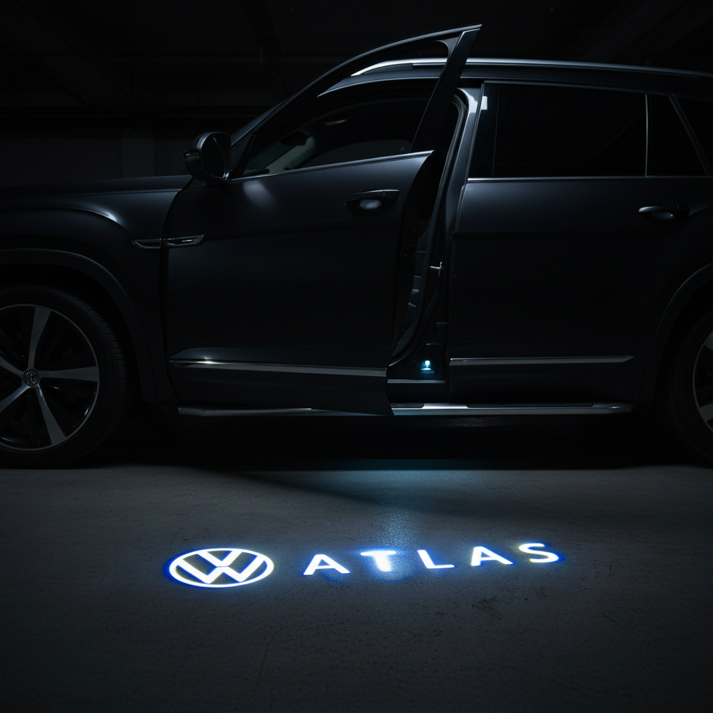 VW Atlas Puddle Light — Car Door Projection